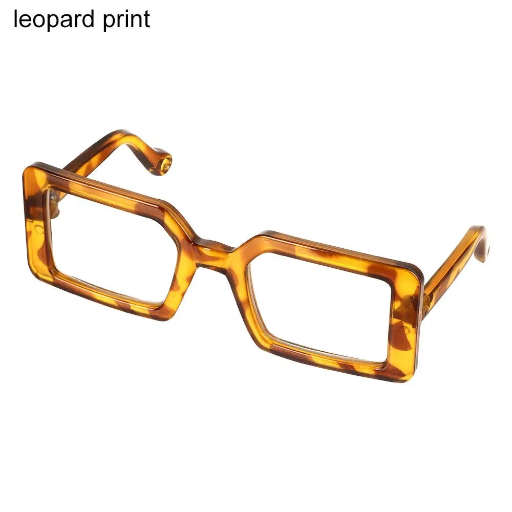 Gafas de sol en miniatura para muñeca Blythe, lentes con montura cuadrada para mascotas, accesorios para muñecas de peluche, accesorio nuevo, 9cm