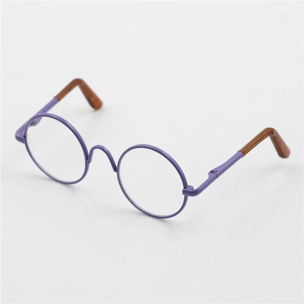 Gafas redondas de moda para 1/6 muñecas BJD gafas DIY para muñecas de 18 pulgadas gafas juguetes para niñas juguetes niñas regalo de Navidad