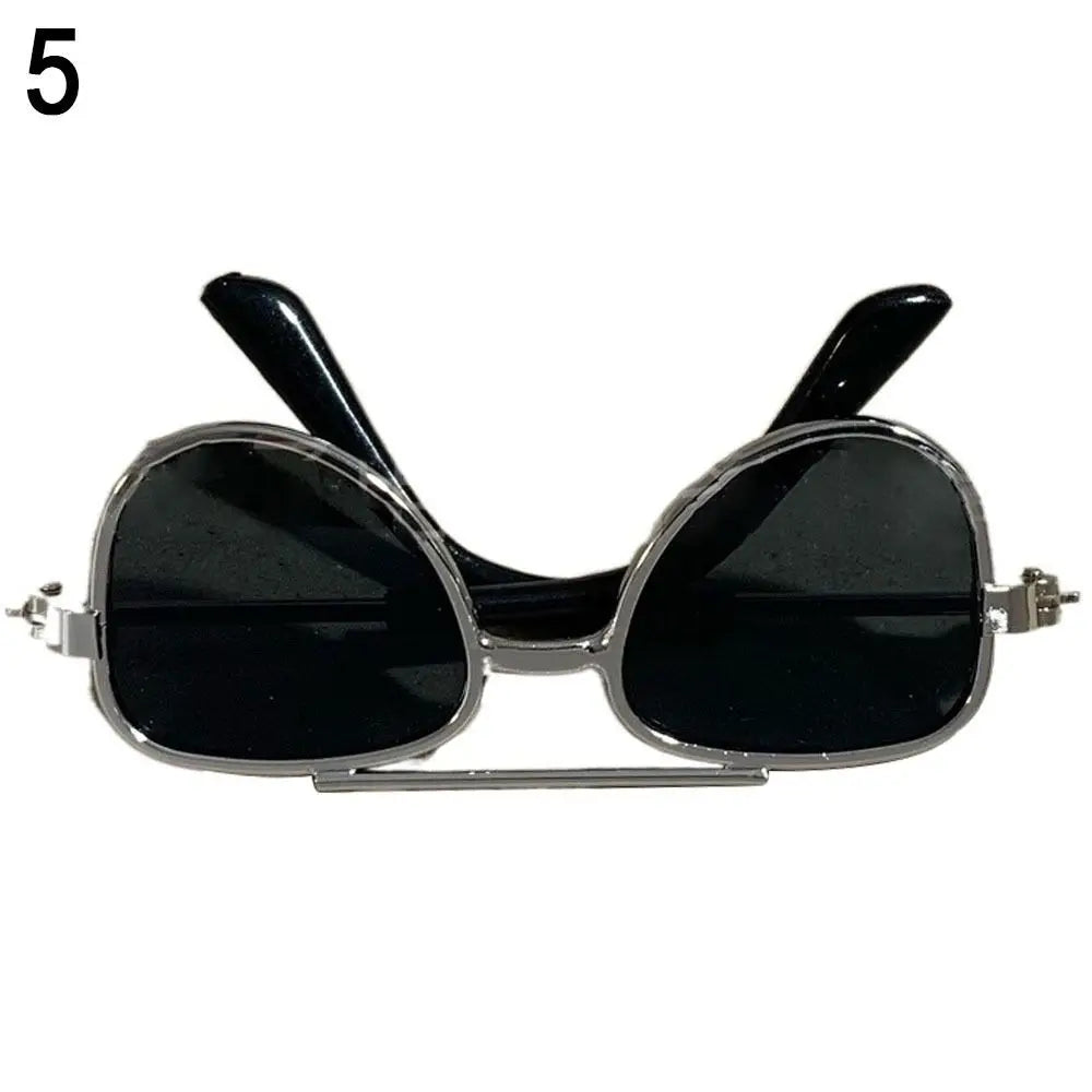 Gafas de doble haz para muñecas BJD, accesorios Vintage para piloto en miniatura, 10CM, 1/3, 1/4