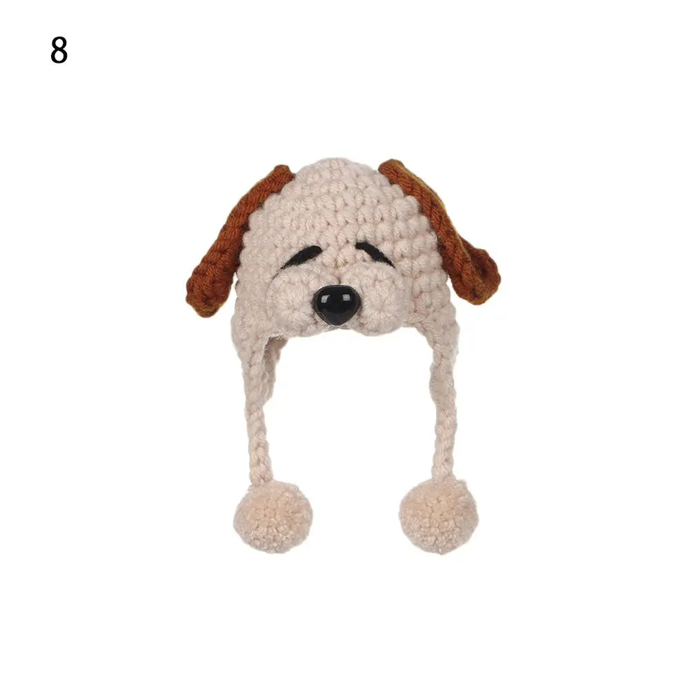 Sombrero de casa de muñecas a escala 1/12 para niños, decoración de casa de muñecas de animales bonitos, juguetes, regalo de cumpleaños, accesorios de muñeca, escena en miniatura