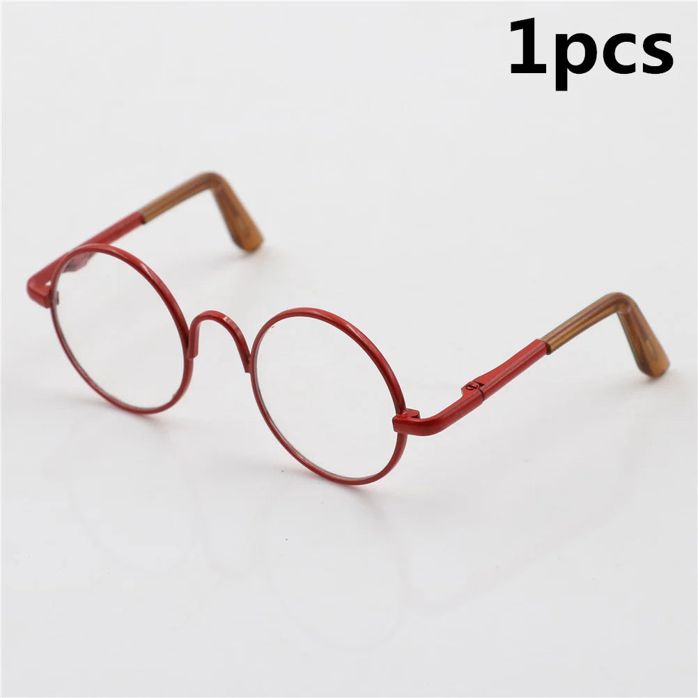Gafas redondas de moda para 1/6 muñecas BJD gafas DIY para muñecas de 18 pulgadas gafas juguetes para niñas juguetes niñas regalo de Navidad