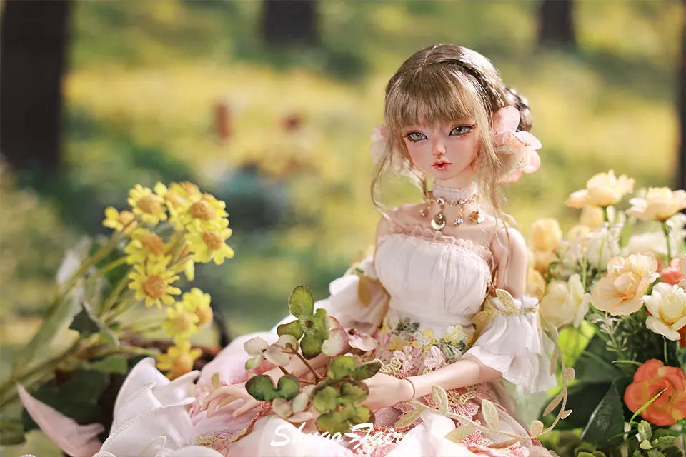 Muñeca Sakina Bjd 1/4, medusas de flores Bariy, juguetes de fantasía, muñecas articuladas con bolas de resina, conjunto completo de colección de arte, regalo Shugafairy para niña