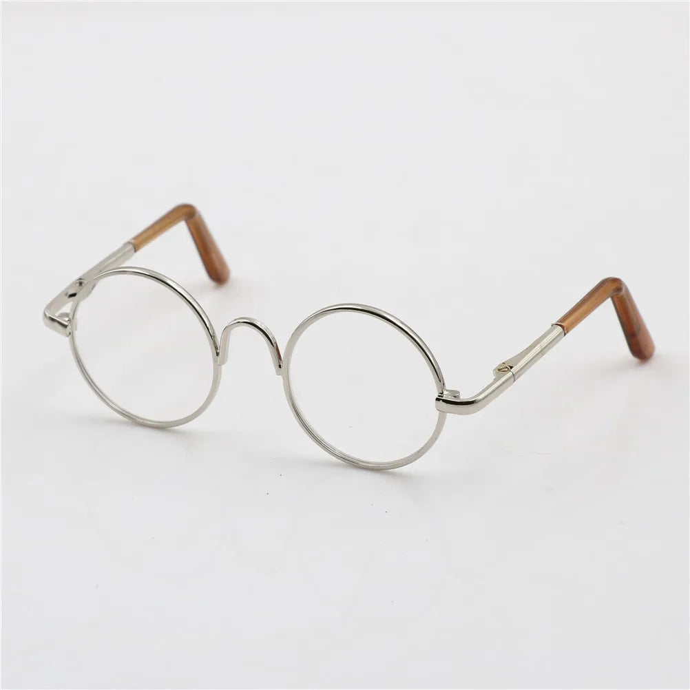 Gafas redondas de moda para 1/6 muñecas BJD gafas DIY para muñecas de 18 pulgadas gafas juguetes para niñas juguetes niñas regalo de Navidad