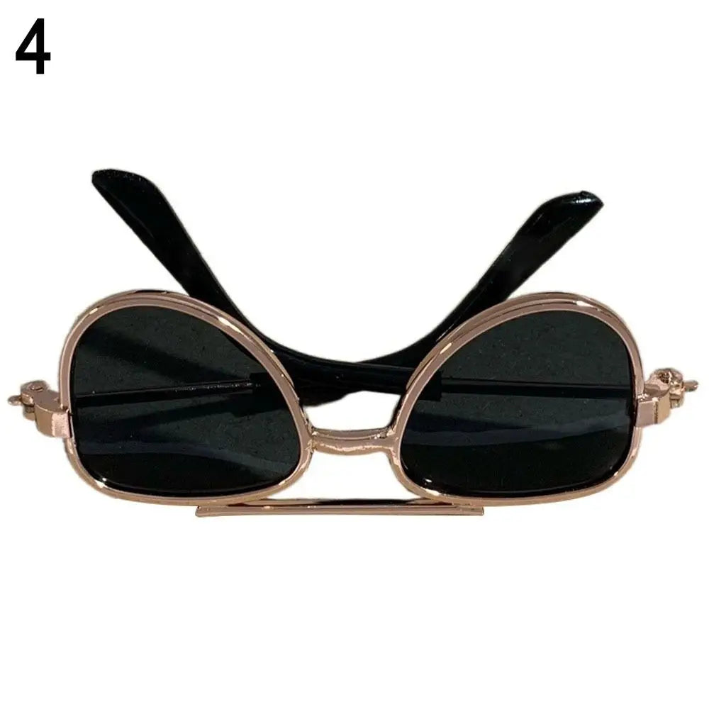 Gafas de doble haz para muñecas BJD, accesorios Vintage para piloto en miniatura, 10CM, 1/3, 1/4