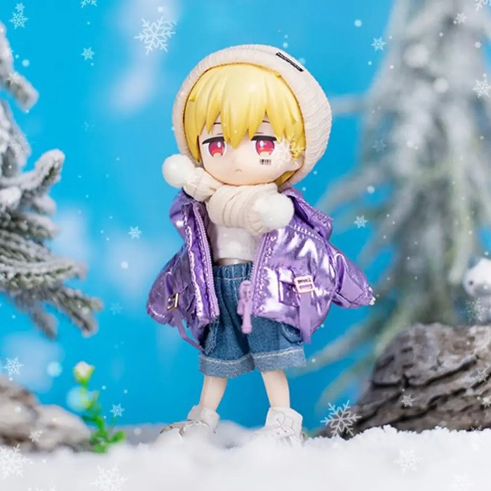 Sombrero de punto de animales para muñecas Obitsu11 1/11, sombrero de muñeca BJD de 12 a 16cm, decoraciones para casa de muñecas, 1/12