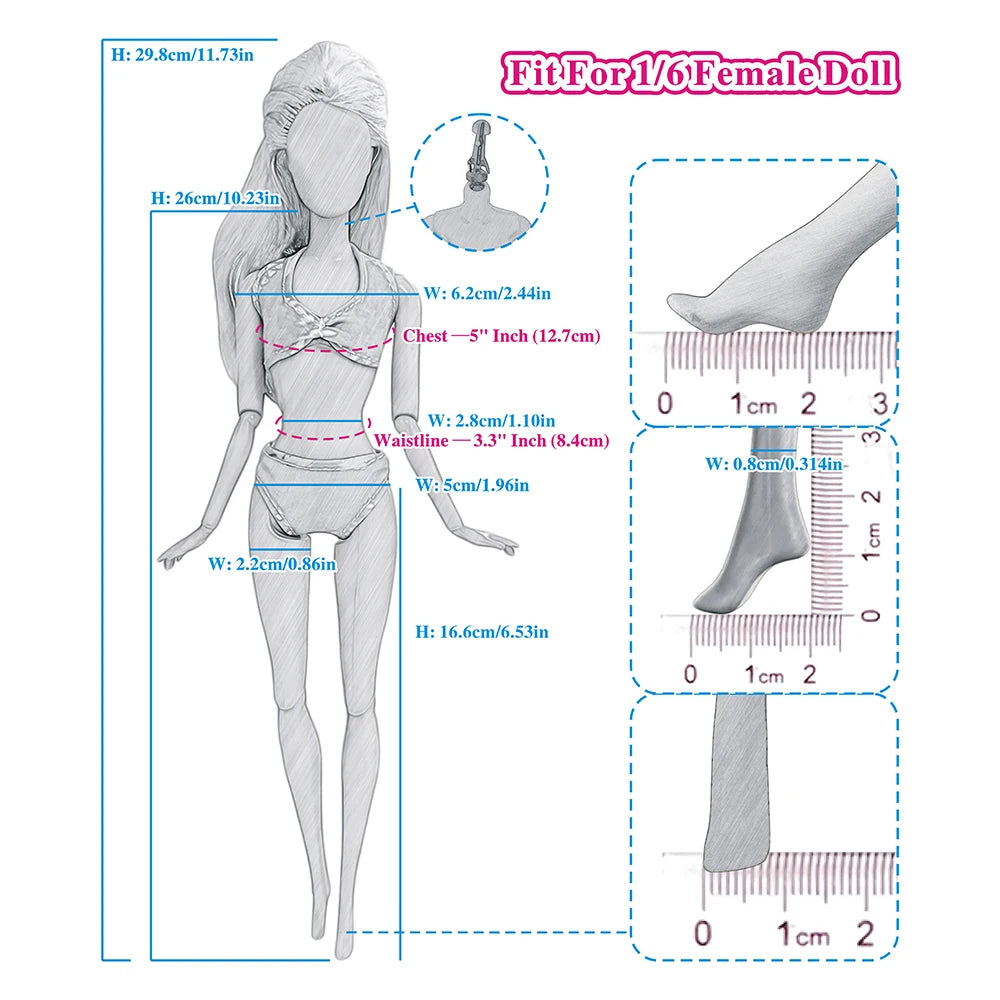 NK-accesorios oficiales para muñecas, ropa para muñecas, juguete para muñecas, sombreros de vaquero, gafas de sol, gorras, zapatos, juguetes para casa de muñecas de 11,5 pulgadas JJ, 1/6