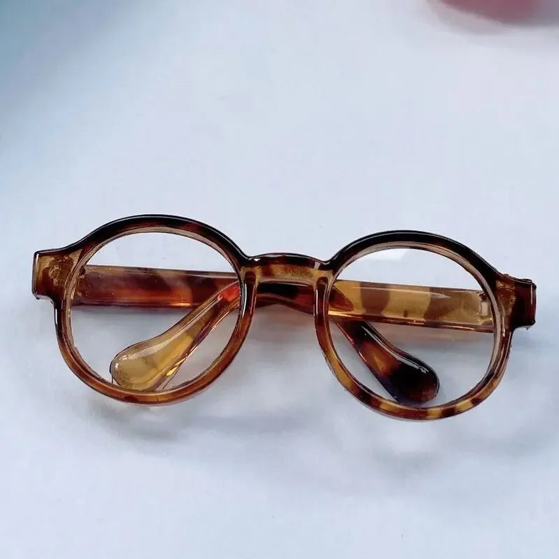 Para gafas Labubu de algodón/Ropa de 10/15cm, bonitas gafas de plástico, mano de obra delicada para muñecas, accesorios para gafas de juguete