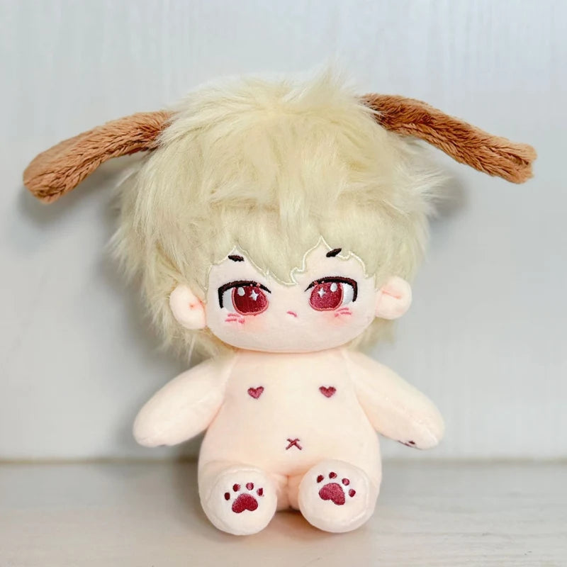 Muñeco de peluche de algodón Kawaii de 20cm, figura de superestrella rellena de ídolo, muñeco de doce constelaciones que puede cambiar ropa, regalo