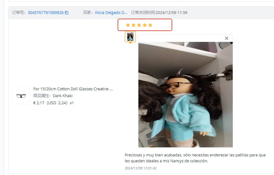 Gafas de algodón para muñeca, accesorios creativos de Metal de felpa, accesorios para fotos, 6,5 cm, 8,5 cm, 15/20cm