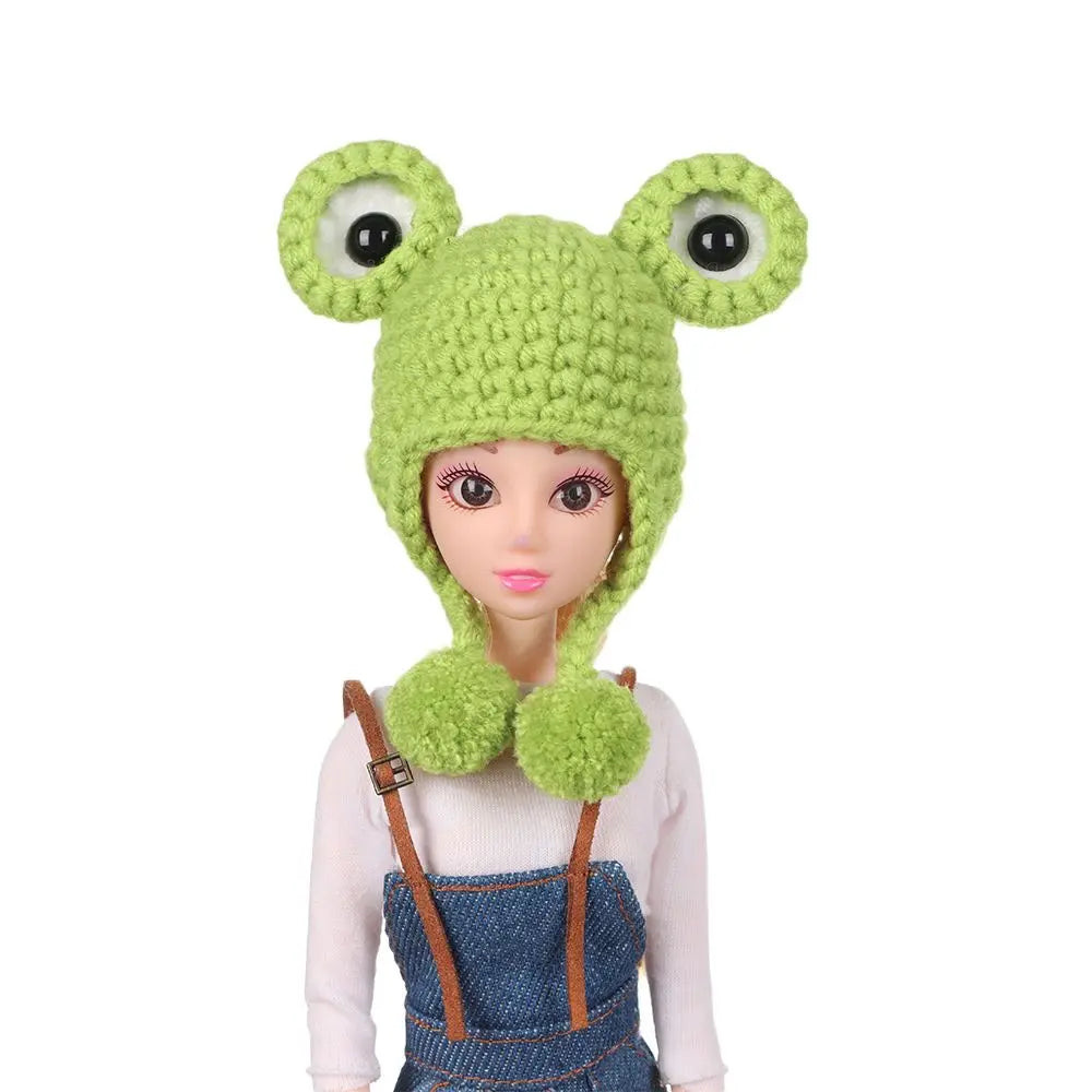 Sombrero de casa de muñecas a escala 1/12 para niños, decoración de casa de muñecas de animales bonitos, juguetes, regalo de cumpleaños, accesorios de muñeca, escena en miniatura