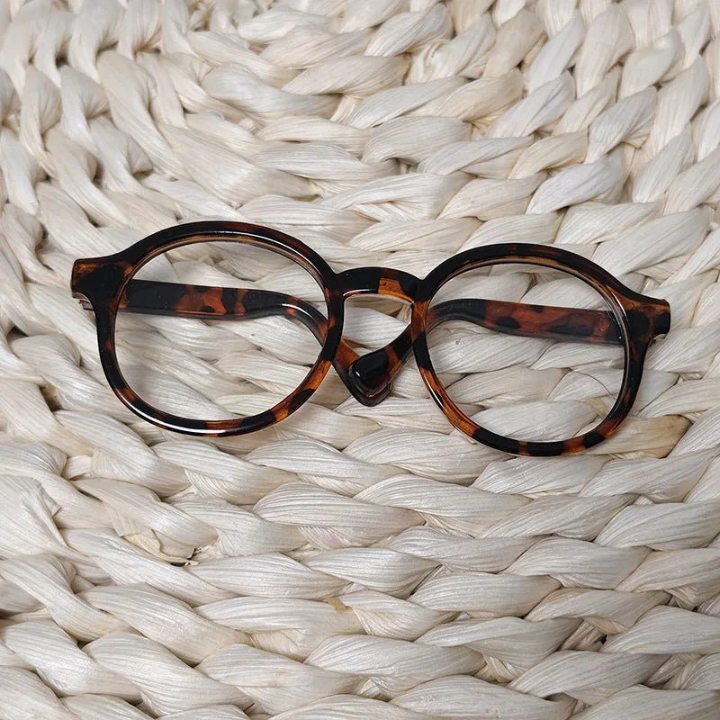 Gafas de 6,5 cm para accesorios de Labubu, gafas de plástico transparentes para muñecas Labubu, muñeco de peluche para juguetes DIY, accesorios de gafas para muñecas