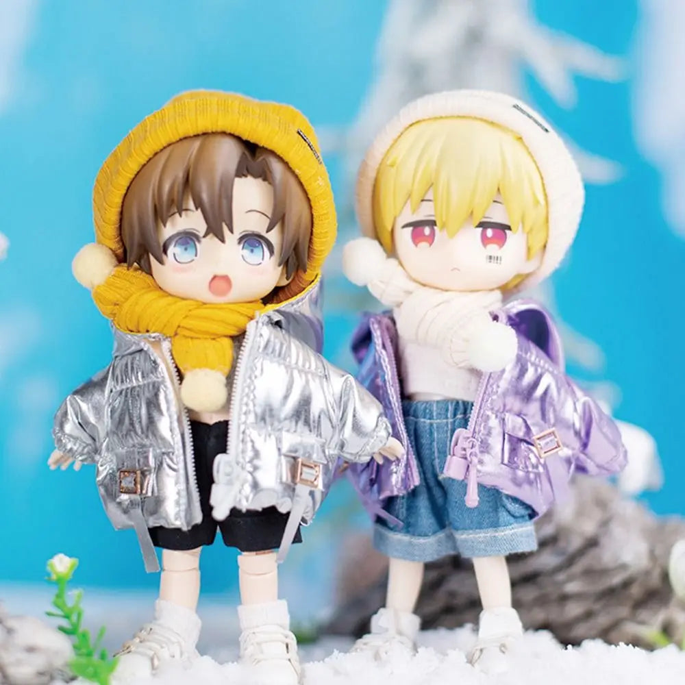 Sombrero de punto de animales para muñecas Obitsu11 1/11, sombrero de muñeca BJD de 12 a 16cm, decoraciones para casa de muñecas, 1/12