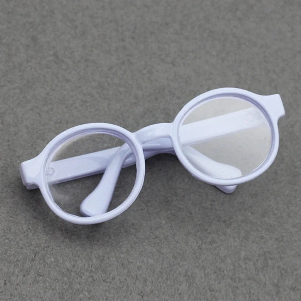 Para gafas Labubu de algodón/Ropa de 10/15cm, bonitas gafas de plástico, mano de obra delicada para muñecas, accesorios para gafas de juguete