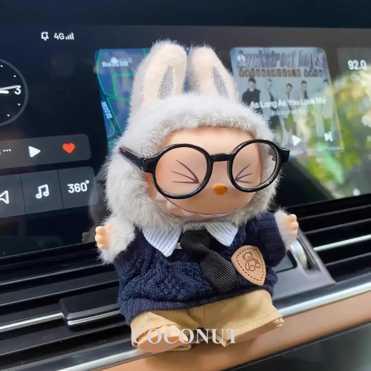 Para gafas Labubu de algodón/Ropa de 10/15cm, bonitas gafas de plástico, mano de obra delicada para muñecas, accesorios para gafas de juguete