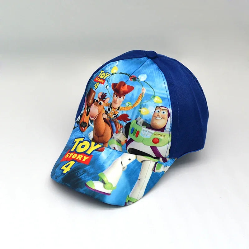 Sombrero de dibujos animados de Disney para niño y niña, gorra de viaje con diseño de princesa Frozen, Mickey Mouse, Spiderman y Mickey, juguetes de regalo para niños de 2 a 8 años, novedad