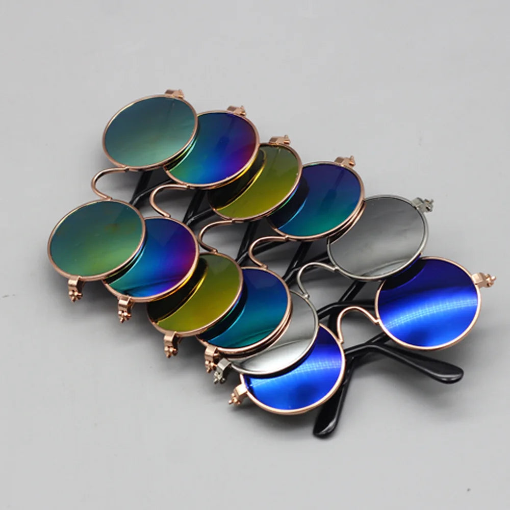 Mini gafas de sol creativas de moda clásica/Pop para guitarra, modelo de simulación, accesorios decorativos para casa de muñecas, juguetes para niños, regalos