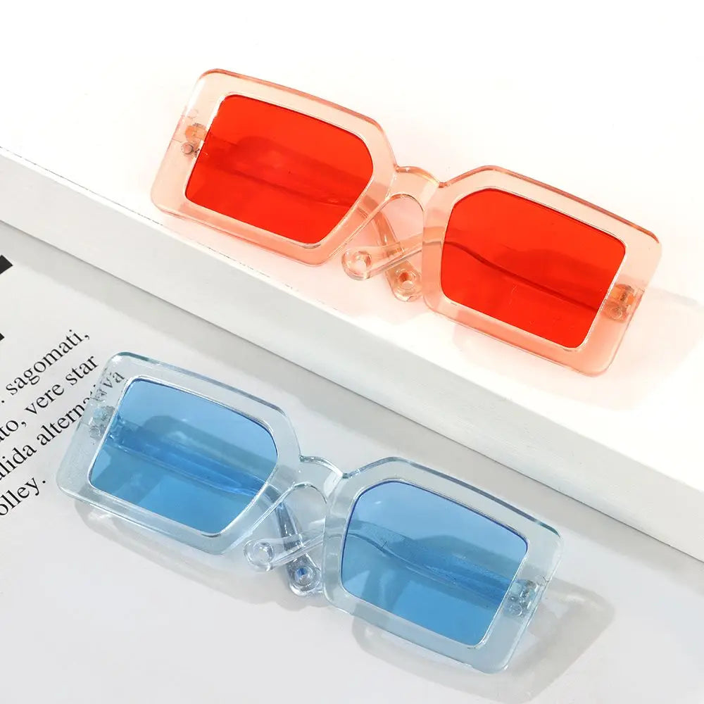 Gafas de sol en miniatura para muñeca Blythe, lentes con montura cuadrada para mascotas, accesorios para muñecas de peluche, accesorio nuevo, 9cm