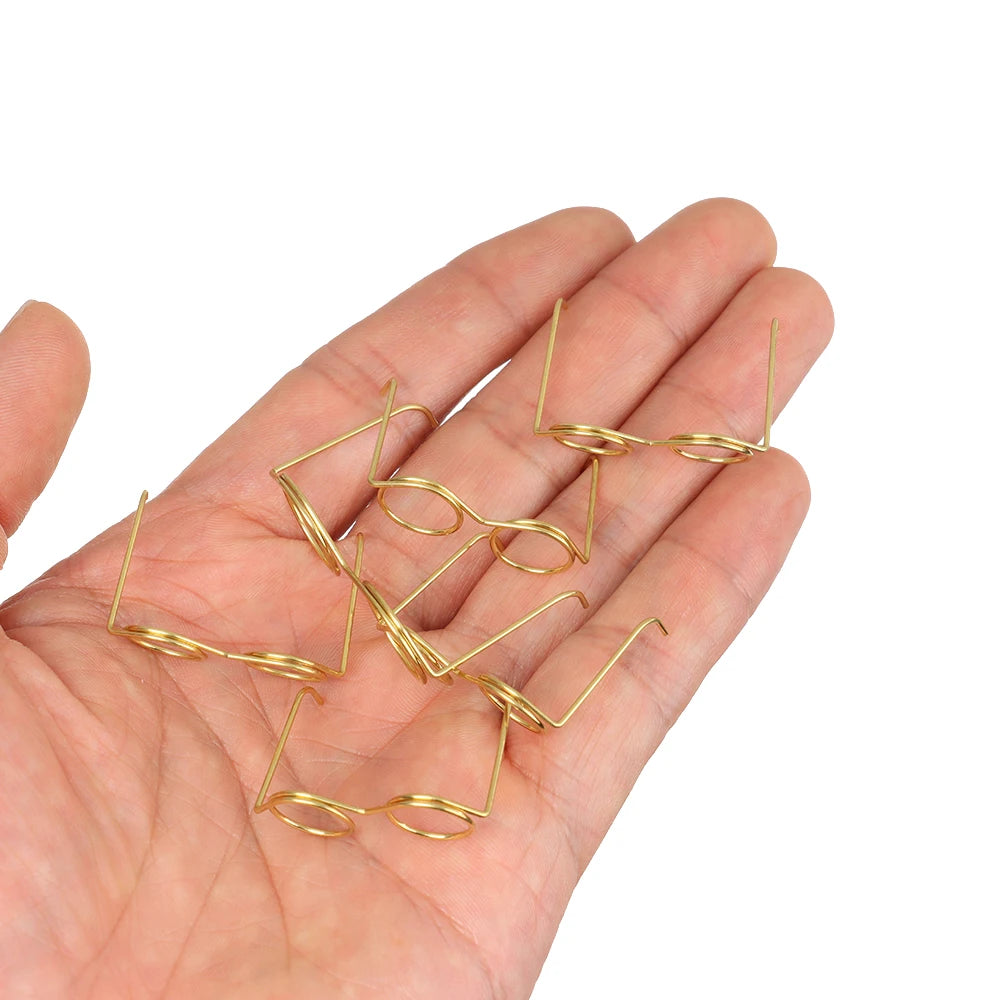 Gafas de muñeca con montura redonda sin lente, anteojos de aleación de oro Retro a la moda, accesorios para muñecas, 10 piezas 3,3/4,1/6cm