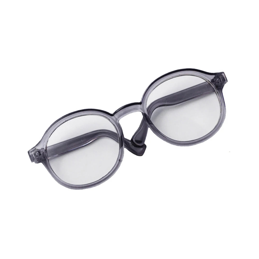 Labubu 6,5 cm/9 cm accesorios de moda lindas gafas de plástico para 15 cm/17 cm Labubu para muñecas BJD de 60 cm y gafas de juguete para muñecas BJD 1/3