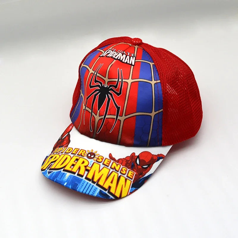 Sombrero de dibujos animados de Disney para niño y niña, gorra de viaje con diseño de princesa Frozen, Mickey Mouse, Spiderman y Mickey, juguetes de regalo para niños de 2 a 8 años, novedad
