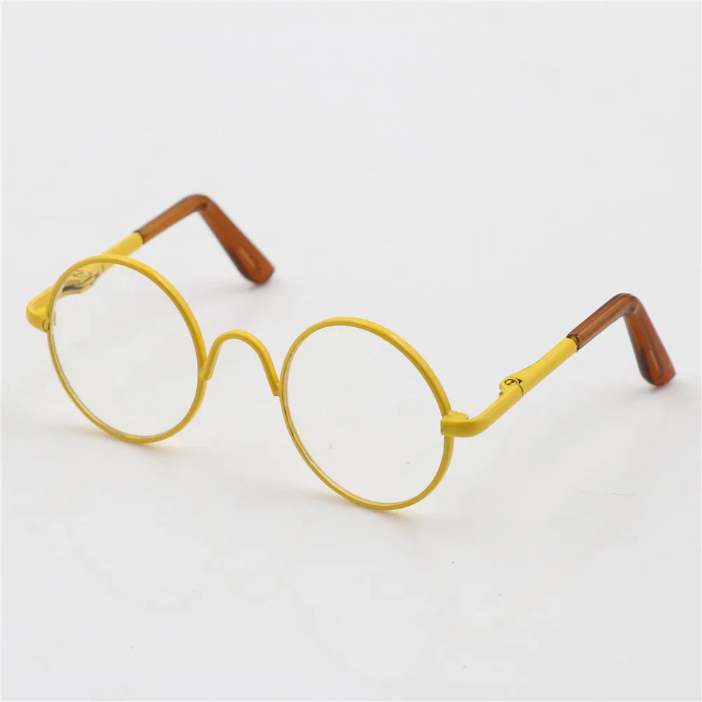Gafas redondas de moda para 1/6 muñecas BJD gafas DIY para muñecas de 18 pulgadas gafas juguetes para niñas juguetes niñas regalo de Navidad