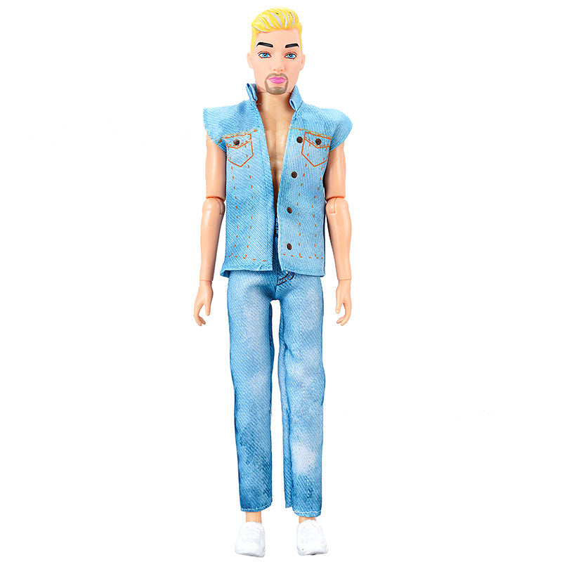 Muñeca masculina/femenina de 30cm, conjunto completo de muñeca Bjd Ken 1/6 con ropa, juguetes de vestir para niñas, regalos