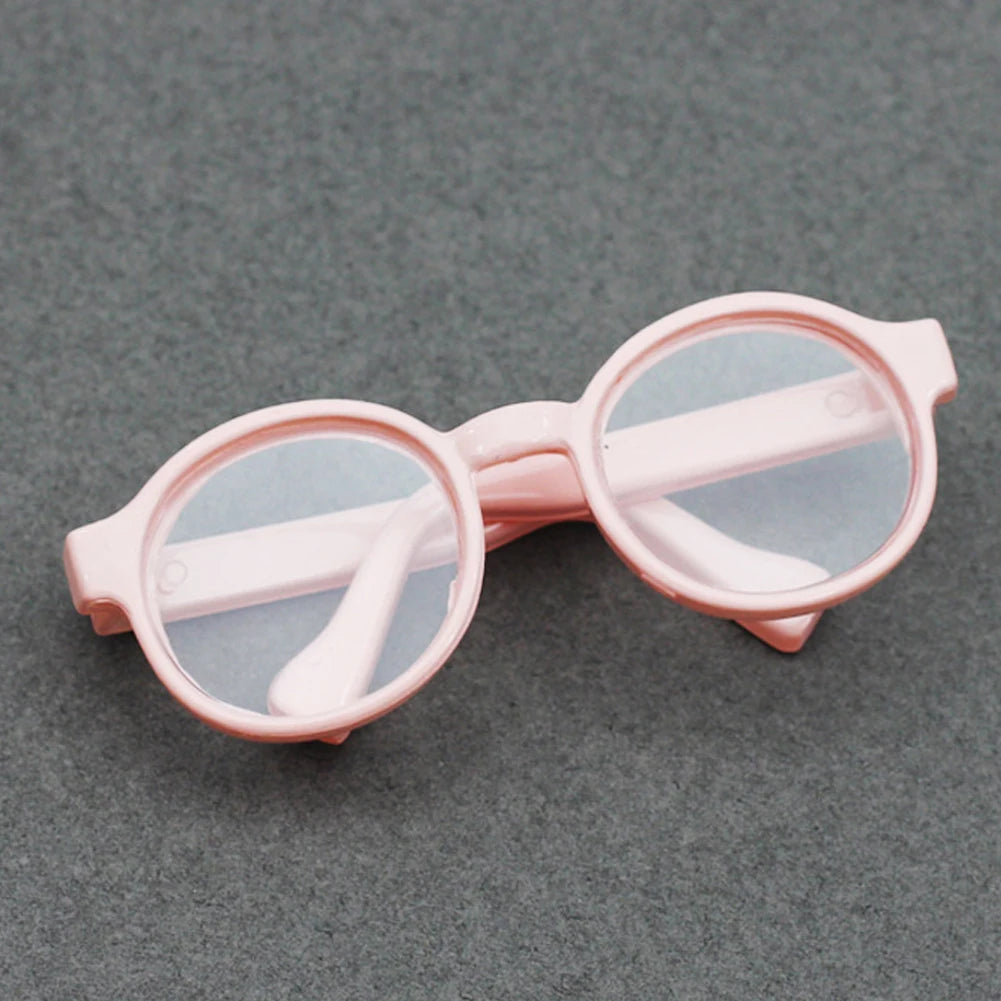 Labubu 6,5 cm/9 cm accesorios de moda lindas gafas de plástico para 15 cm/17 cm Labubu para muñecas BJD de 60 cm y gafas de juguete para muñecas BJD 1/3