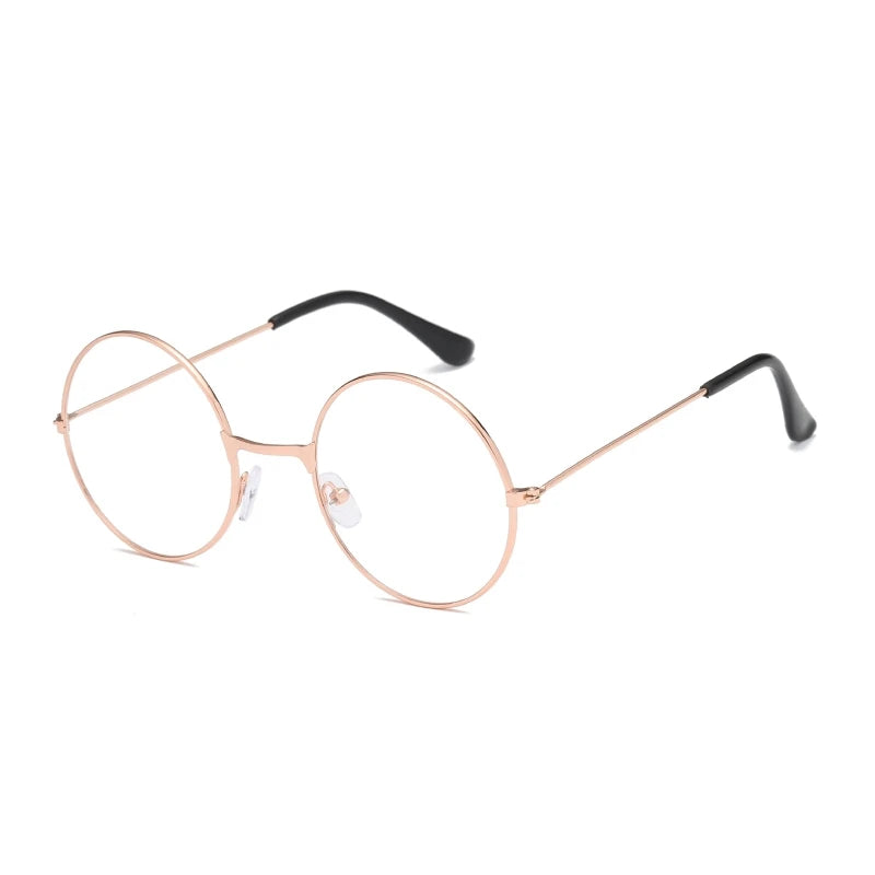 Gafas de Metal de 5 colores para Lalafanfan Duck, gafas de marco redondo de 30cm, animales de peluche, accesorios de juguetes, muñecas de peluche para niños y niñas, Acc