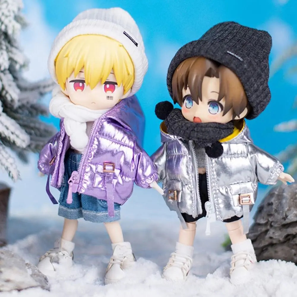 Sombrero de punto de animales para muñecas Obitsu11 1/11, sombrero de muñeca BJD de 12 a 16cm, decoraciones para casa de muñecas, 1/12