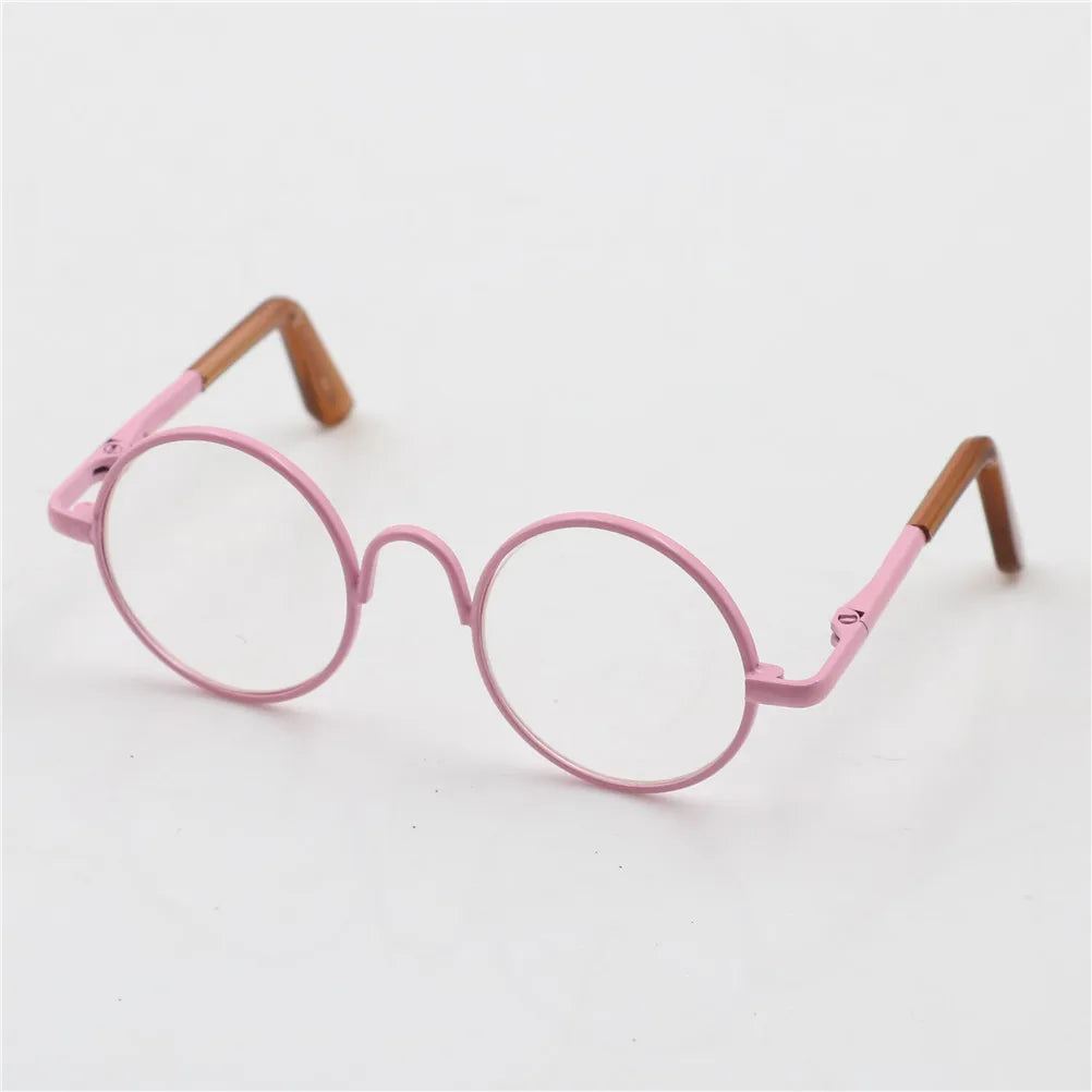 Gafas redondas de moda para 1/6 muñecas BJD gafas DIY para muñecas de 18 pulgadas gafas juguetes para niñas juguetes niñas regalo de Navidad