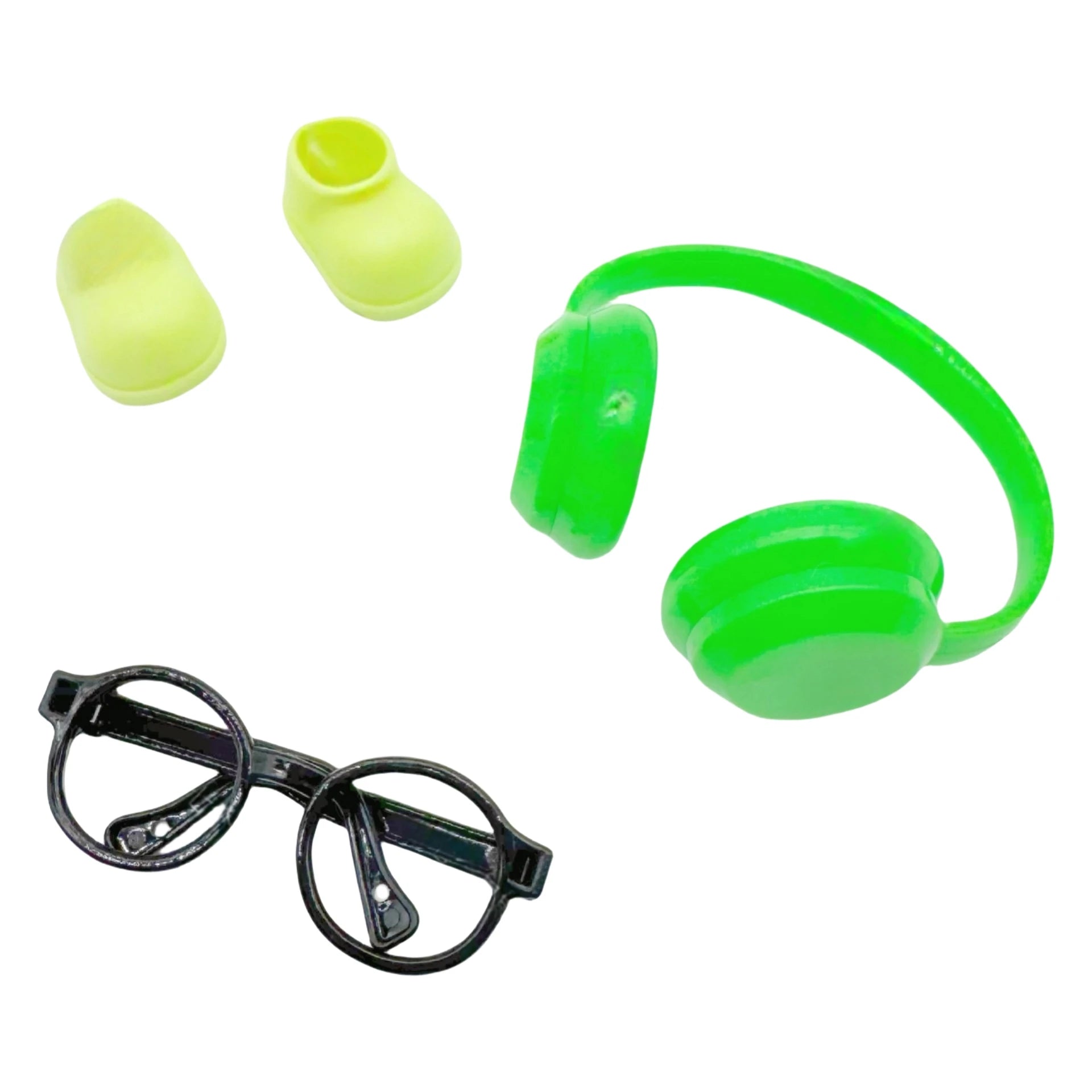 Adecuado para muñeca Labubu, accesorios de ropa, Mini gafas, zapatos, auriculares V1 V2 V3, accesorios DIY, juguetes para niños, regalos