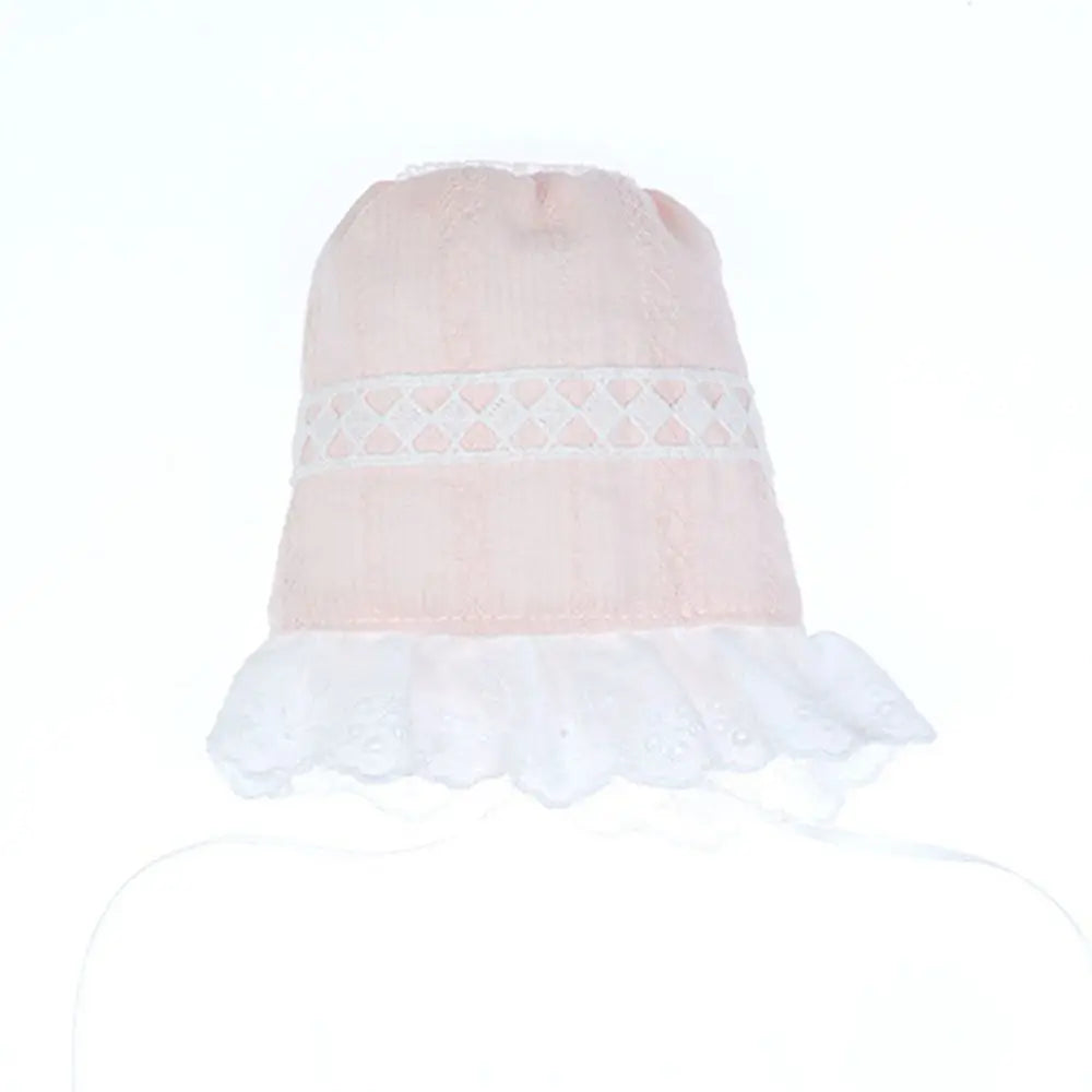 Sombrero de muñeca de 20CM, bonito sombrero en miniatura de princesa de encaje, gorro de dormir, gorro suave para muñecas Idol, accesorios, accesorios de fotografía, juguetes para niños