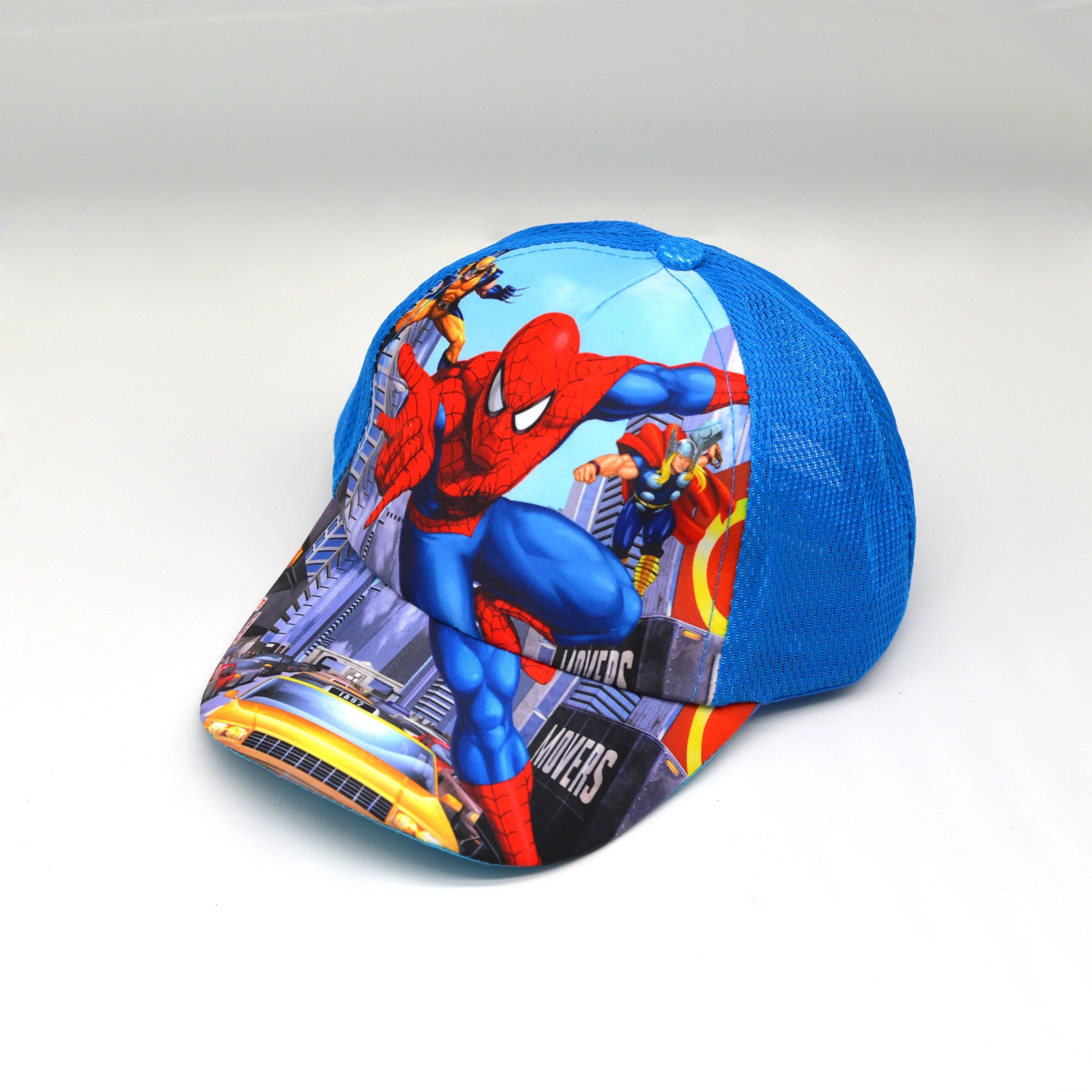Sombrero de dibujos animados de Disney para niño y niña, gorra de viaje con diseño de princesa Frozen, Mickey Mouse, Spiderman y Mickey, juguetes de regalo para niños de 2 a 8 años, novedad