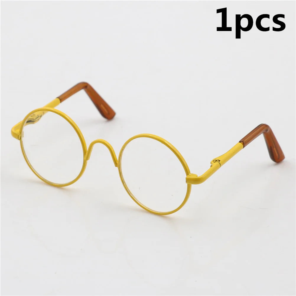 Gafas redondas de moda para 1/6 muñecas BJD gafas DIY para muñecas de 18 pulgadas gafas juguetes para niñas juguetes niñas regalo de Navidad