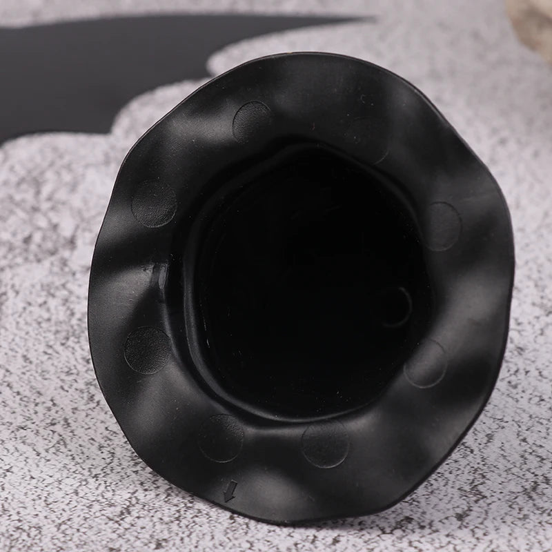 Sombreros pequeños de tela de fieltro para muñeca, cubierta de adorno, sombrero de bruja en miniatura, sombreros pequeños para decoración de pastel, juguete de decoración de Halloween, 6/10 piezas