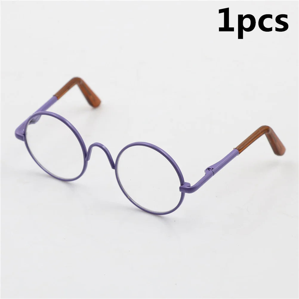 Gafas redondas de moda para 1/6 muñecas BJD gafas DIY para muñecas de 18 pulgadas gafas juguetes para niñas juguetes niñas regalo de Navidad