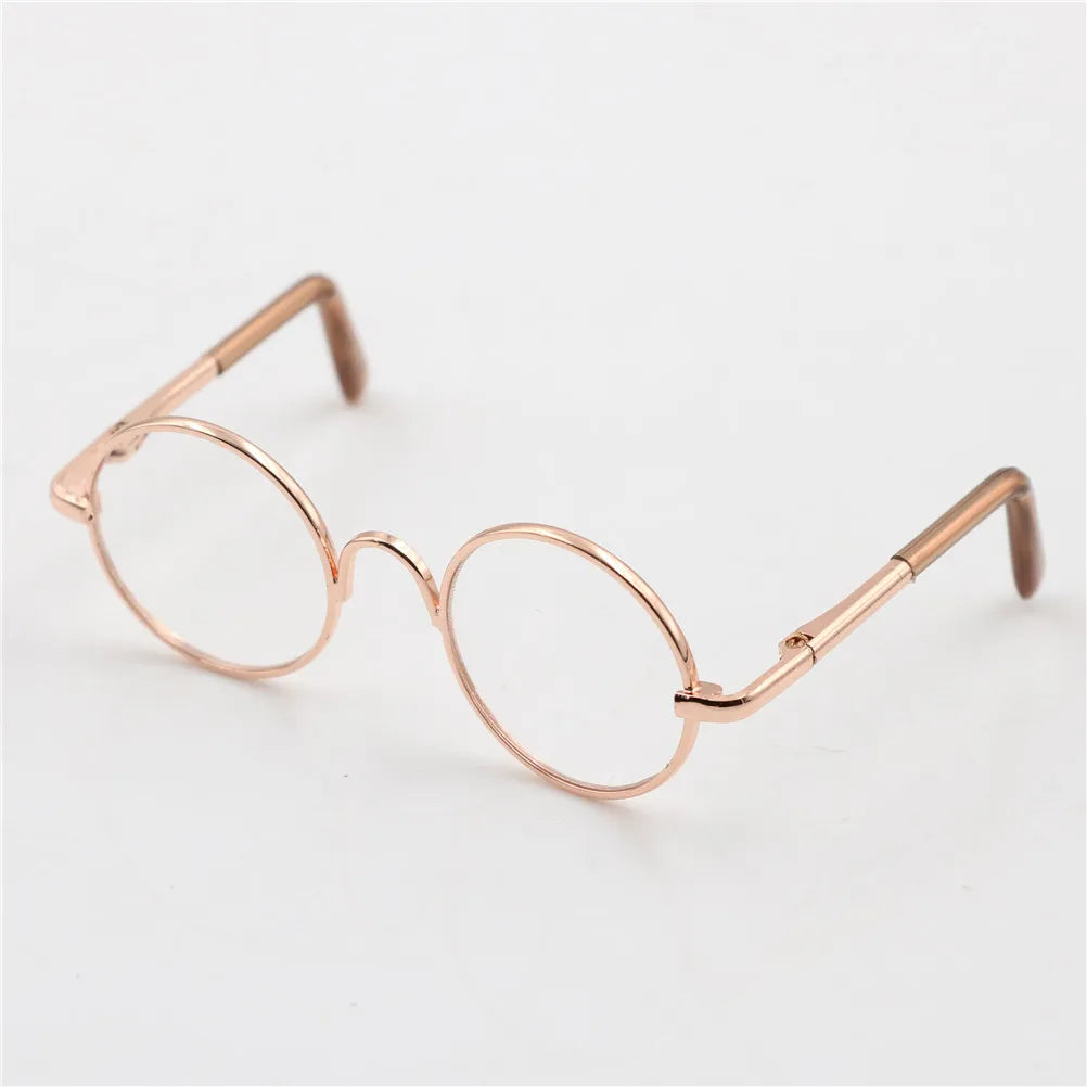 Gafas redondas de moda para 1/6 muñecas BJD gafas DIY para muñecas de 18 pulgadas gafas juguetes para niñas juguetes niñas regalo de Navidad
