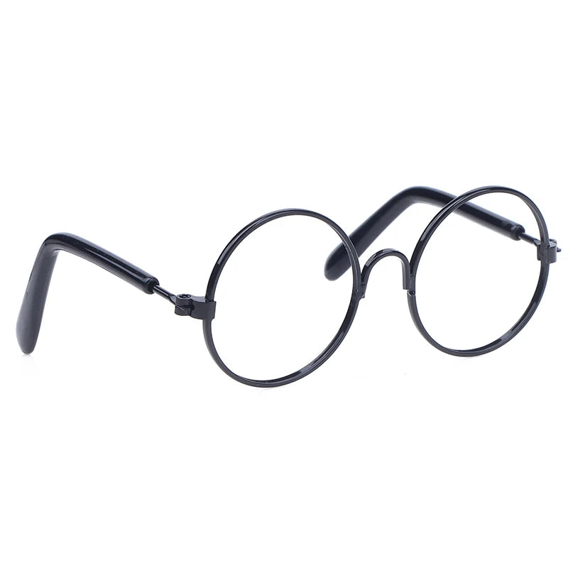 Accesorios de vestir para muñecas DIY, gafas para muñecas EXO de 20cm de alta calidad, montura redonda de 3 colores, gafas sin lentes, gafas en miniatura de juguete