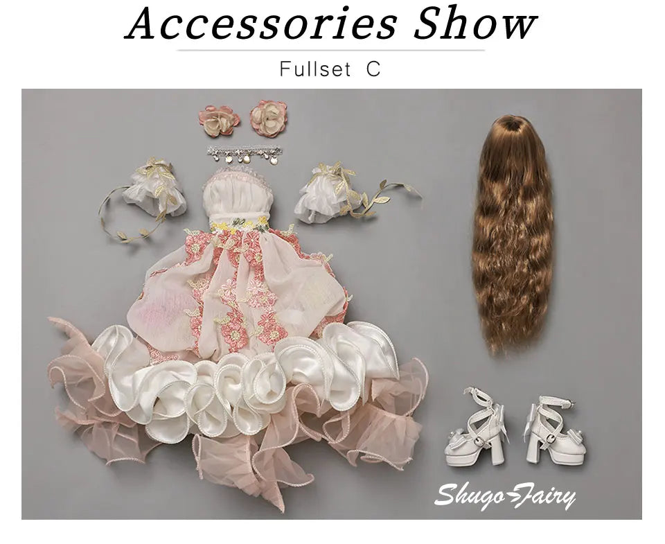 Muñeca Sakina Bjd 1/4, medusas de flores Bariy, juguetes de fantasía, muñecas articuladas con bolas de resina, conjunto completo de colección de arte, regalo Shugafairy para niña