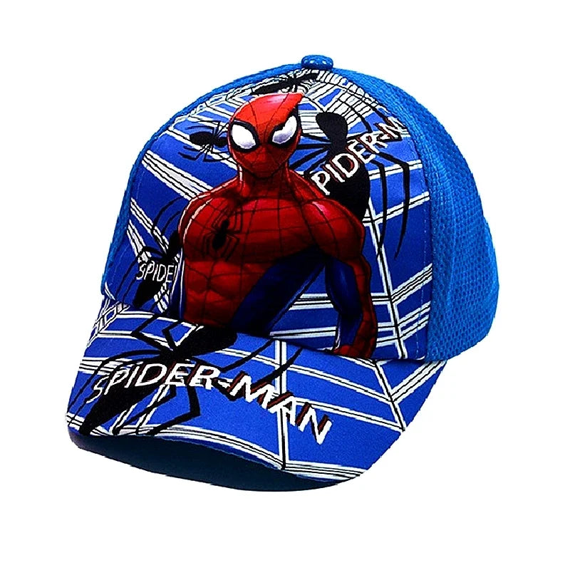 Sombrero de dibujos animados de Disney para niño y niña, gorra de viaje con diseño de princesa Frozen, Mickey Mouse, Spiderman y Mickey, juguetes de regalo para niños de 2 a 8 años, novedad