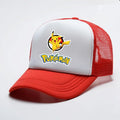 Gorras de béisbol de Pokémon Pikachu para niños, sombrero de malla de verano, deportes al aire libre, gorras de béisbol, regalo de fiesta, juguete, nuevo Anime