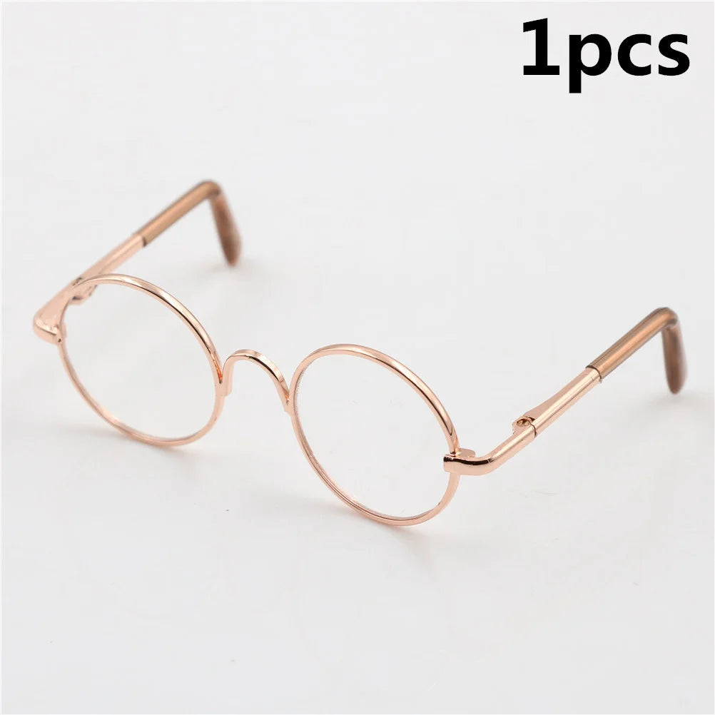 Gafas redondas de moda para 1/6 muñecas BJD gafas DIY para muñecas de 18 pulgadas gafas juguetes para niñas juguetes niñas regalo de Navidad