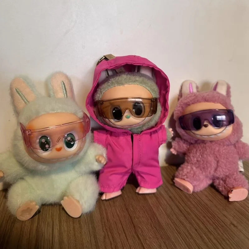Gafas de plástico transparentes para muñecas labubu MSD SD, gafas de sol de felpa, gafas decorativas universales, juguetes, regalo de cumpleaños