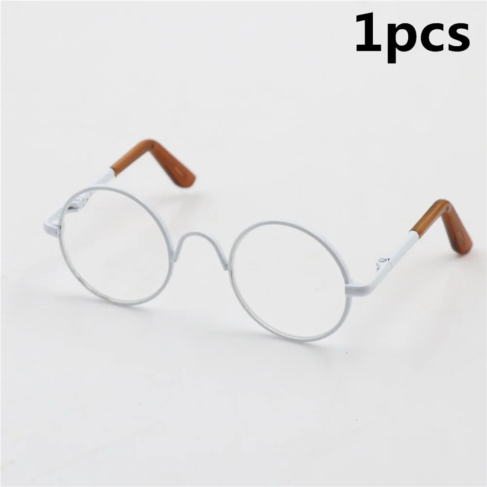 Gafas redondas de moda para 1/6 muñecas BJD gafas DIY para muñecas de 18 pulgadas gafas juguetes para niñas juguetes niñas regalo de Navidad