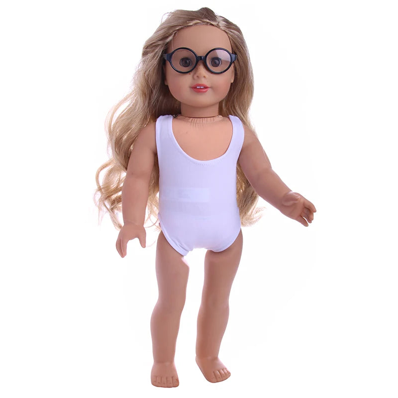 Gafas de muñeca Pop, gafas de colores para muñeca americana de 18 pulgadas y accesorios de ropa para muñeca Reborn de 43Cm, juguete para niña de nuestra generación
