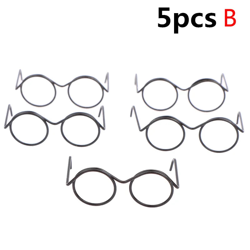Gafas redondas de moda para 1/6 muñecas BJD gafas DIY para muñecas de 18 pulgadas gafas juguetes para niñas juguetes niñas regalo de Navidad