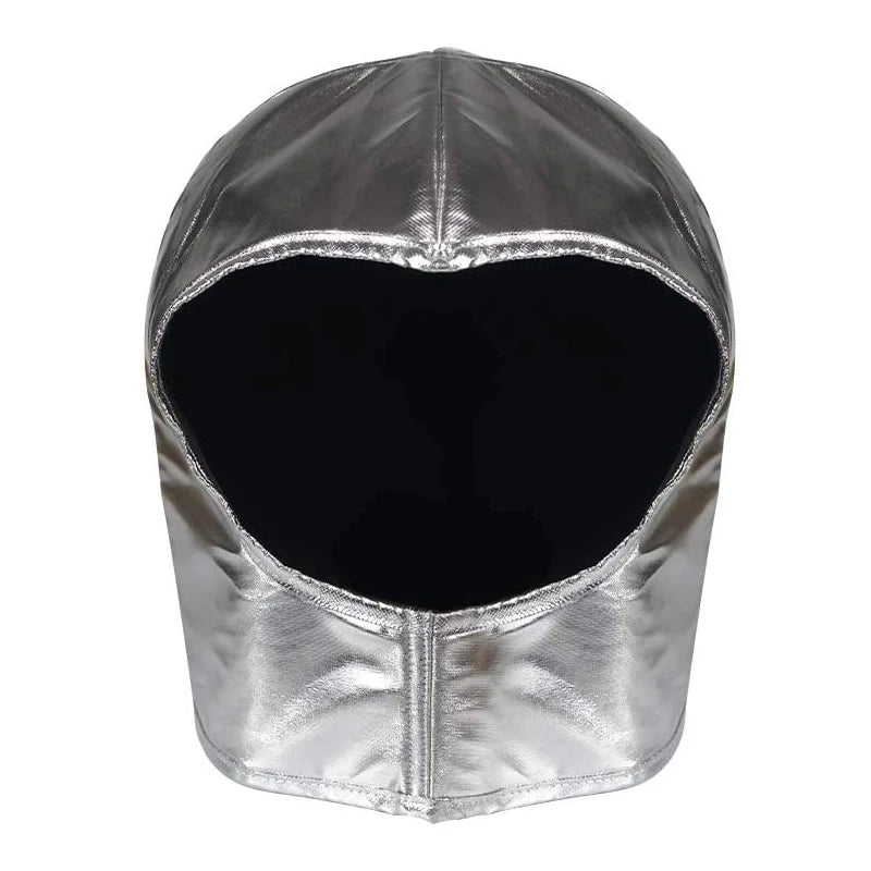 Casco de astronauta plateado, sombrero espacial, disfraz de Cosplay para niños y adultos, gorro de astronauta, accesorio para la cabeza, regalo de fiesta de cumpleaños y Halloween