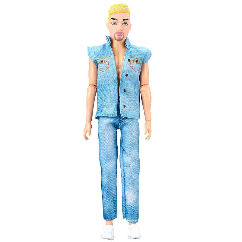 Muñeca masculina/femenina de 30cm, conjunto completo de muñeca Bjd Ken 1/6 con ropa, juguetes de vestir para niñas, regalos