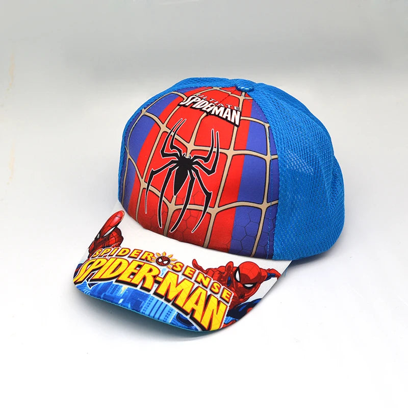 Sombrero de dibujos animados de Disney para niño y niña, gorra de viaje con diseño de princesa Frozen, Mickey Mouse, Spiderman y Mickey, juguetes de regalo para niños de 2 a 8 años, novedad