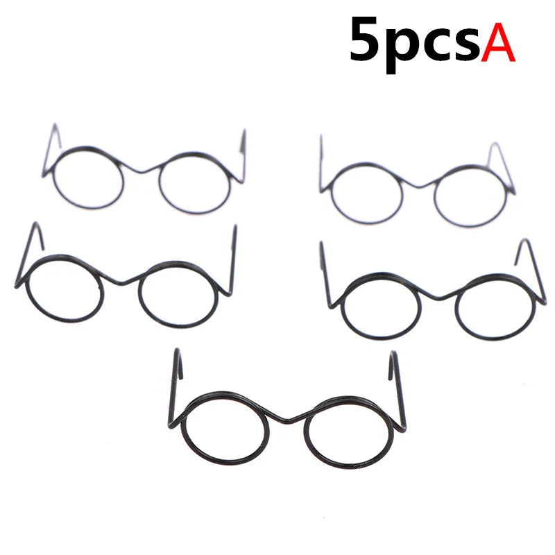 Gafas redondas de moda para 1/6 muñecas BJD gafas DIY para muñecas de 18 pulgadas gafas juguetes para niñas juguetes niñas regalo de Navidad